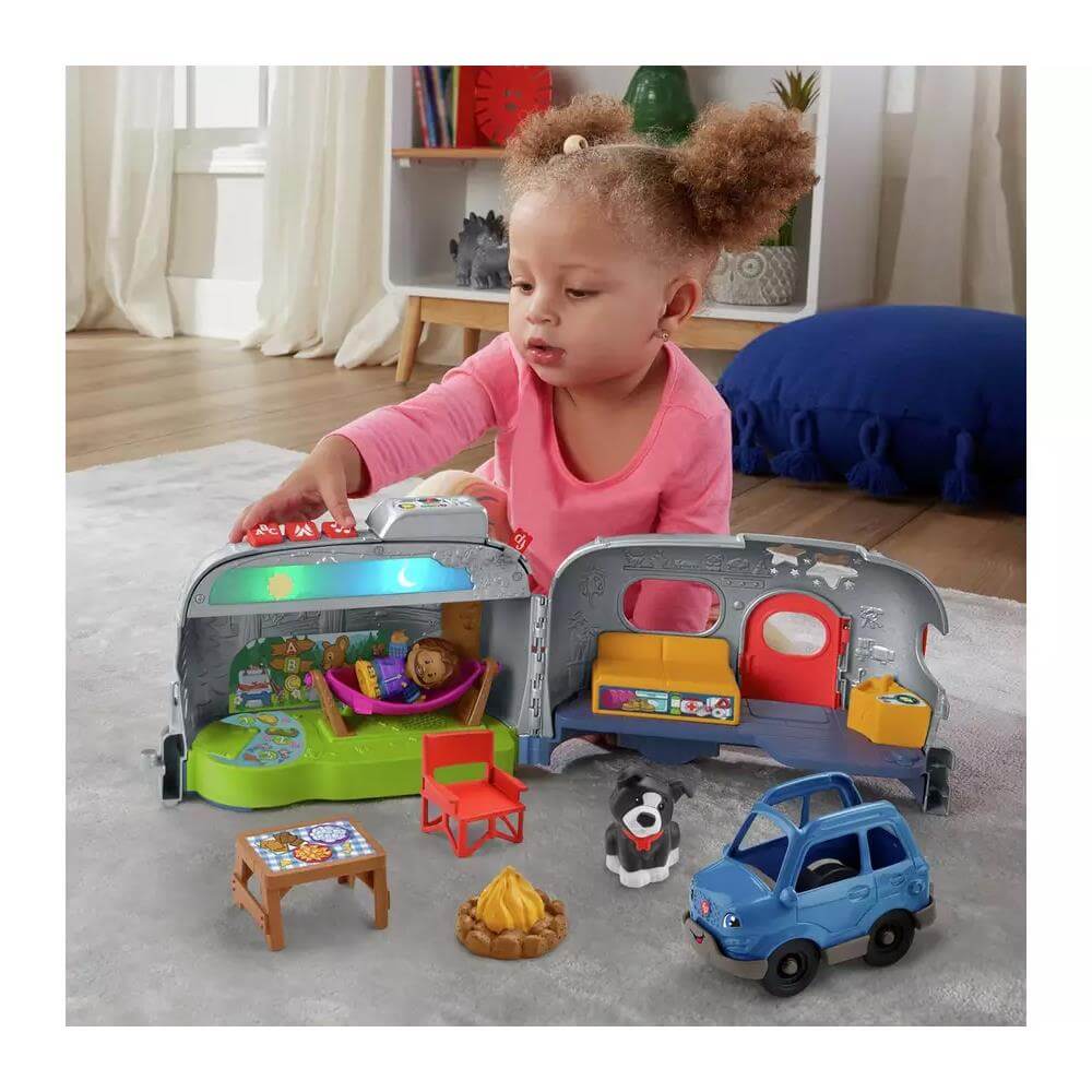 Fisher Price Little People Light Up Learning Camper Playset Jarrolds Norwich